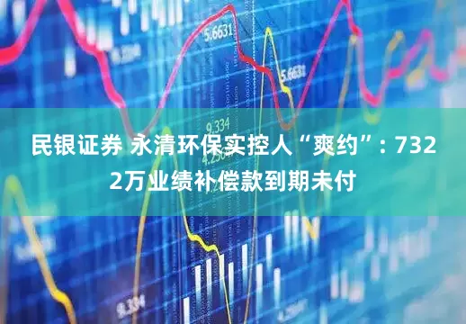 民银证券 永清环保实控人“爽约”: 7322万业绩补偿款到期未付