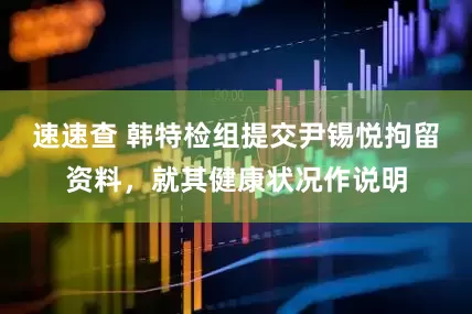 速速查 韩特检组提交尹锡悦拘留资料，就其健康状况作说明